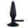 Анальна пробка на присосці з накачуванням You2Toys True Black чорна, 15 см х 4-10 см