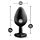 Анальна пробка з каменем BlushTEMPTASIA BLING PLUG MEDIUM BLACK