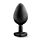 Анальна пробка з каменем BlushTEMPTASIA BLING PLUG MEDIUM BLACK