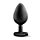 Анальна пробка з каменем BlushTEMPTASIA BLING PLUG MEDIUM BLACK