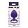 Анальна пробка з кристалом Toy Joy Diamond Booty Jewel, фіолетовий, Large