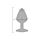 Анальна пробка з кристалом Toy Joy Diamond Booty Jewel рожевий, Large