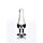 Анальна пробка із кристалом Toy Joy Diamond Bum Bijou, сріблястий, Small