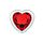 Скляна анальна пробка ADAM ET EVE RED HEART GEM GLASS PLUG LARGE