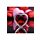 Скляна анальна пробка ADAM ET EVE RED HEART GEM GLASS PLUG LARGE