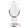 Скляна анальна пробка ADAM ET EVE RED HEART GEM GLASS PLUG LARGE