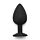 Анальна пробка Toy Joy Diamond Booty Jewel з кристалом, чорний, Large