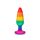 Анальна пробка TOY JOY Hunk Plug, L, різнокольорова, 13 х 3.9 см