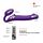 Безремневий страпон з вібрацією, Strap On Me-Strapless Vibrating, фіолетовий, 19 х 3.7 см