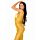 Довга сукня Leg Avenue у велику сітку, жовту, One size