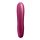 Подвійний смарт вібратор із вакуумною стимуляцією Satisfyer Sunray Connect App Berry бордовий