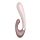 Подвійний смарт вібратор з функцією нагріву Satisfyer Heat Wave Connect App Mauve ніжно-рожевий