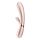 Подвійний смарт вібратор з функцією нагріву Satisfyer Hot Lover, нюдовий