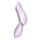 Подвійний вібратор з вакуумною стимуляцією Satisfyer Curvy Trinity 2 бузковий