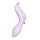 Подвійний вібратор з вакуумною стимуляцією Satisfyer Curvy Trinity 2 бузковий