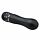 Вібратор Love Diamond Vibrator чорний, оздоблений стразами, 11.4 см.