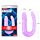Фалоімітатор подвійний Chisa Hi-Rubber 13 Inch Dildo, фіолетовий