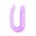 Фалоімітатор подвійний Chisa Hi-Rubber 13 Inch Dildo, фіолетовий