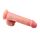 Фалоімітатор на присосці Chisa Ballsy Super Cock  7.7 з яєчками, бежевий