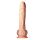 Фалоімітатор гігантський реалістичний Dreamtoys Real Love на присосці з мошонкою, бежевий