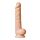 Фалоімітатор гігантський реалістичний Dreamtoys Real Love на присосці з мошонкою, бежевий