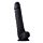 Фалоімітатор гігантський реалістичний Dreamtoys Real Love на присосці з мошонкою, чорний
