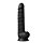 Фалоімітатор гігантський реалістичний Dreamtoys Real Love на присосці з мошонкою, чорний