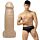 Фалоімітатор реалістичний Fleshjack Boys Reno Gold Dildo (RP), бежевий, 17.8 см х 4.6 см