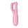 Гнучкий смарт-вібратор Satisfyer Threesome 4 Connect App рожевий