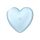 Клиторальный вакуумный вибратор в виде СЕРДЦА Satisfyer Cutie Heart голубой