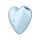Клиторальный вакуумный вибратор в виде СЕРДЦА Satisfyer Cutie Heart голубой