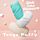 Мастурбатор нереалістичний Tenga Puffy Mint Green, рельєфний, м'ятний, 15 х 4.5 см