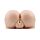 Мастурбатор напівторс з вібрацією кібершкіра Chisa Man Q Tori's Plump Ass With Vag, тілесний