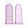 Набір рельєфних насадок на палець Sexy finger фіолетовий, 7 х 3 см