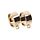 Наручники Slave Wrist Cuffs TABOOM, металеві, золотисті