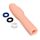 Насадка на пеніс Size-Up Penis Extender з 3 ерекційними кільцями в наборі, бежева