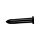 Великий фалоімітатор All Black AB06 чорний, 20 см
