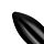 Великий фалоімітатор All Black AB06 чорний, 20 см