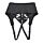 Трусики для страпону Sportsheets Corset з кільцевим кріпленням, чорні