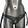 Трусики для страпону Universal Love Rider Platinum Harness, шкірозамінник, чорні