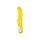 Вібратор для стимуляції точки G з ребристою структурою Satisfyer Yummy Sunshine, жовтий