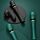 Вібратор мікрофон з насадками Zalo Kyro Wand Turquoise Green