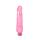 Вібромасажер з яскраво вираженою головкою Chisa Hi-Rubber Dildo на батарейках, рожевий