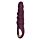 Класичний вібратор рельєфний Dream Toys ESSENTIALS Ripped Power Vibe, фіолетовий