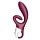Вібратор кролик з трьома потужними двигунами Satisfyer Touch me для стимуляції клітора та статевих губ