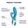 Вібратор кролик Satisfyer Embrace Me з потрійним відростком для стимуляції клітора, блакитний