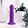 Вібратор рельєфний Adrien Lastic Hitsens 3 на присосці, фіолетовий