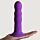 Вібратор рельєфний Adrien Lastic Hitsens 3 на присосці, фіолетовий