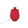 Вібратор трояндочка з язичком Sweet Em, 10 режимів , червоний