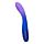 Вібратор з пульсатором Every Night Toys для точки G, синьо-фіолетовий градієнт